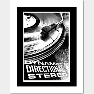 Dynamic Directional Stereo Vinyl Posters and Art